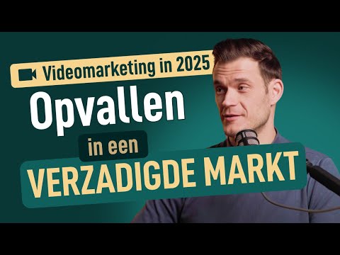 Thumbnail van de aflevering: Videomarketing in 2025: Hoe je zichtbaar blijft in een verzadigde markt