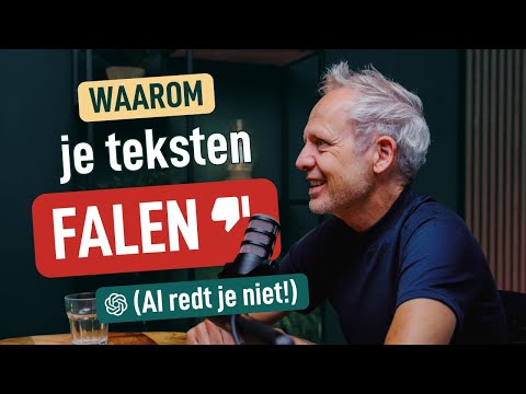 Thumbnail van de aflevering: Breinvriendelijk schrijven in het AI tijdperk - met Martin van Kranenburg